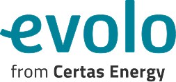Evolo logo.
